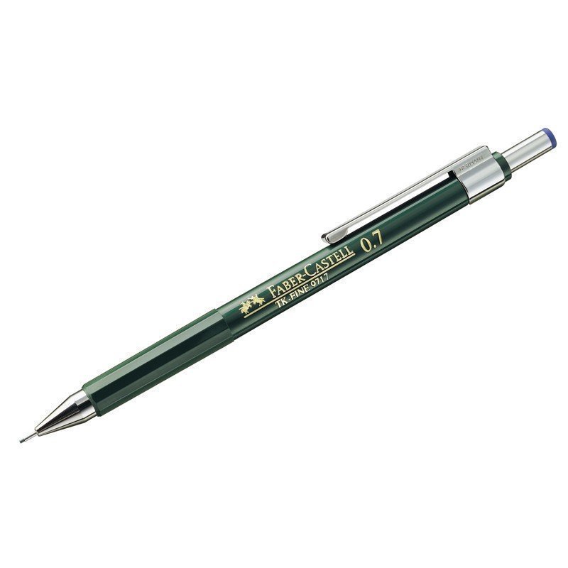 Карандаш механический Faber-Castell "TK-Fine 9717", 0,7мм, с ластиком