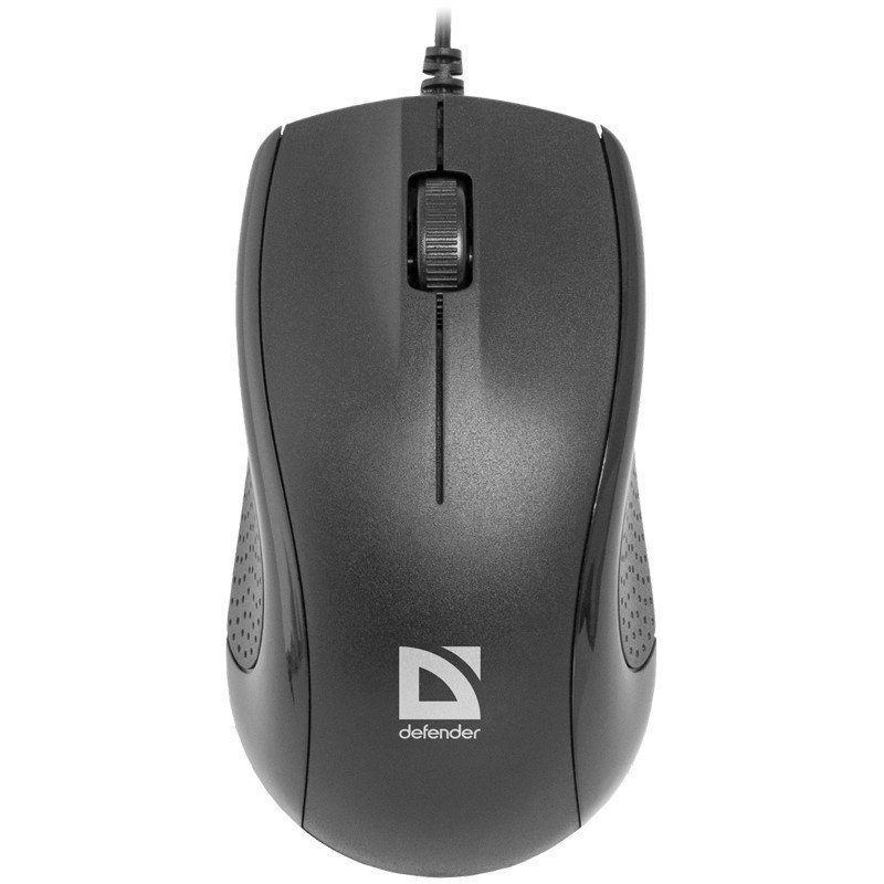 Мышь Defender Optimum MB-160, USB, черный, 3btn+Roll
