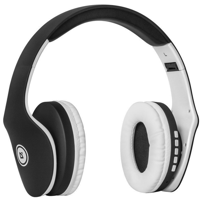 Наушники с микрофоном беспроводные Defender FreeMotion B525, Bluetooth, белый, черный