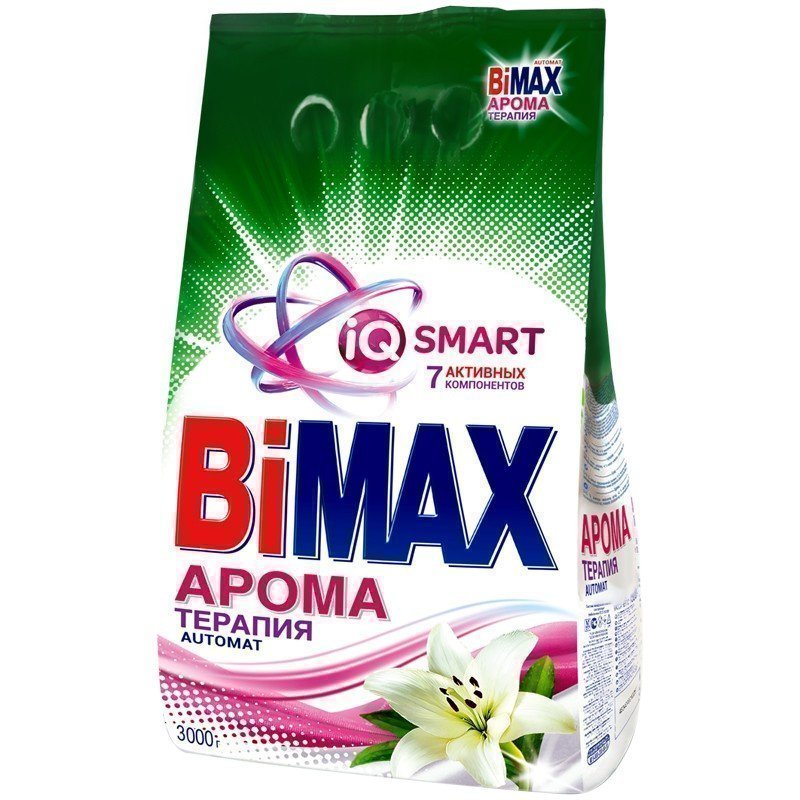 Порошок для машинной стирки BiMax "Ароматерапия Automat", 3кг