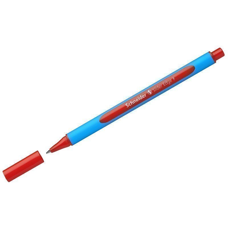 Ручка шариковая Schneider "Slider Edge F" красная, 0,8мм, трехгранная