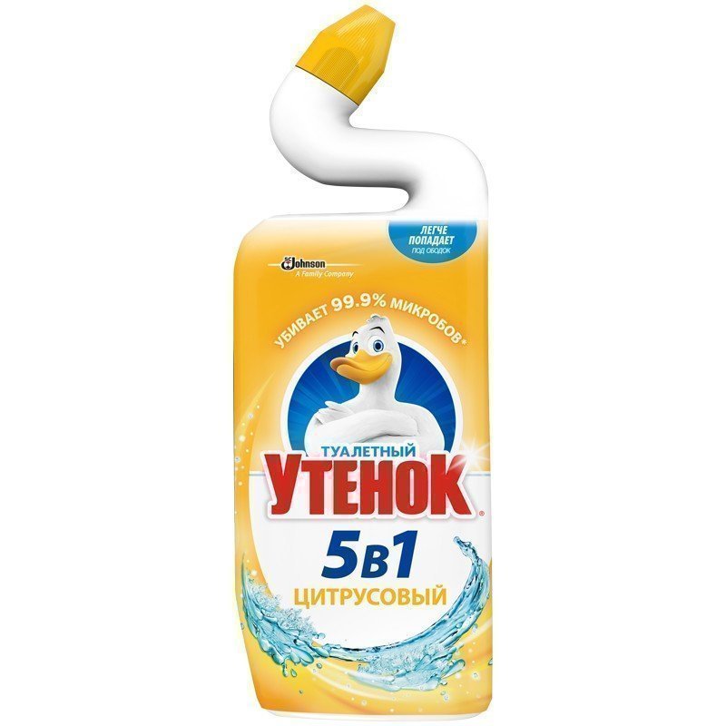 Средство для туалета Туалетный утенок "Цитрус", 5в1, 500мл