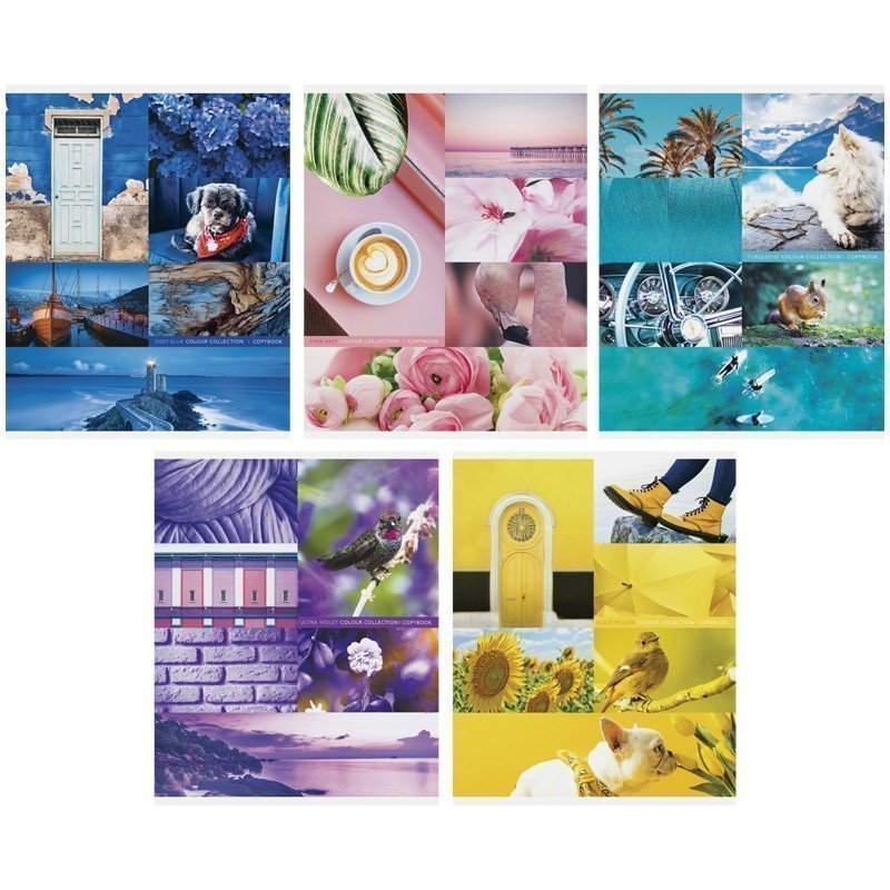 Тетрадь 48л, А5, линия ArtSpace "Стиль. Colourful collage"