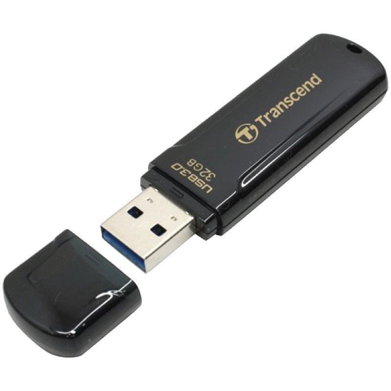 Память Transcend "JetFlash 700"  32Gb, USB 3.0 Flash Drive, черный
