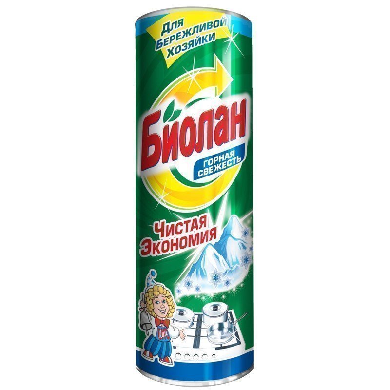 Средство чистящее Биолан "Горная свежесть", порошок, 400г