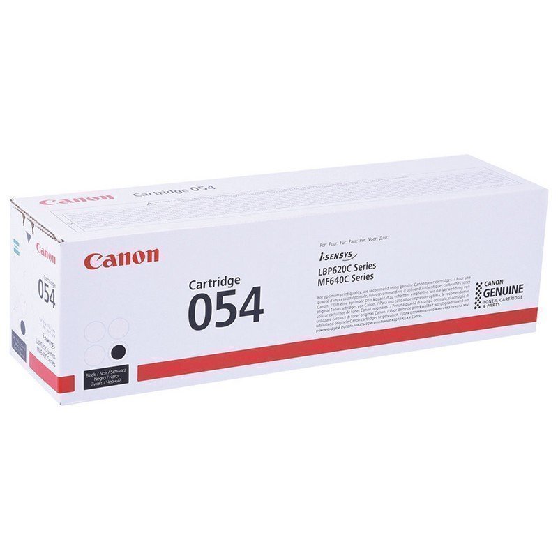 Картридж лазерный CANON (054BK) для i-SENSYS LBP621Cw/MF641Cw/645Cx и другие, черный, ресурс 1500 страниц, ори