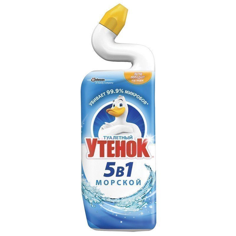Средство для уборки туалета 500 мл, ТУАЛЕТНЫЙ УТЕНОК "Морской"