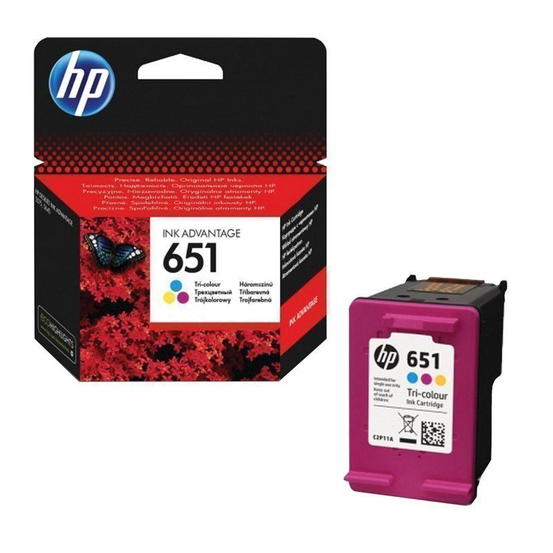 Картридж струйный HP (С2P11AE) Ink Advantage 5575/5645/OfficeJet 202, №651, цветной, оригинальный, ресурс 300 