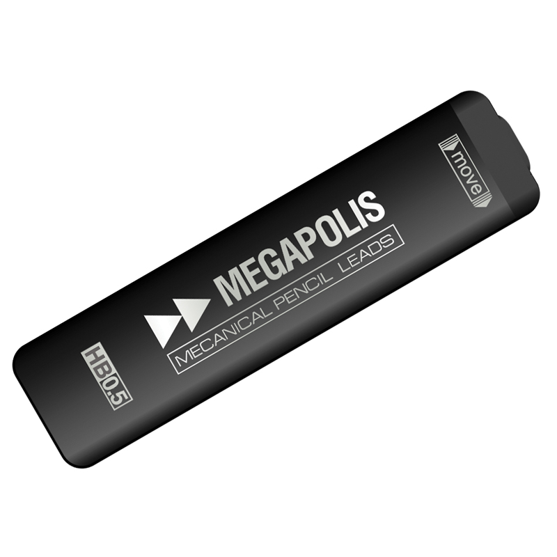 Грифели для механических карандашей "Megapolis", 20шт, 0,5мм, HB