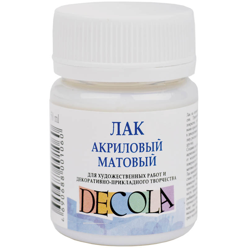 Лак акриловый матовый "Декола" 50мл