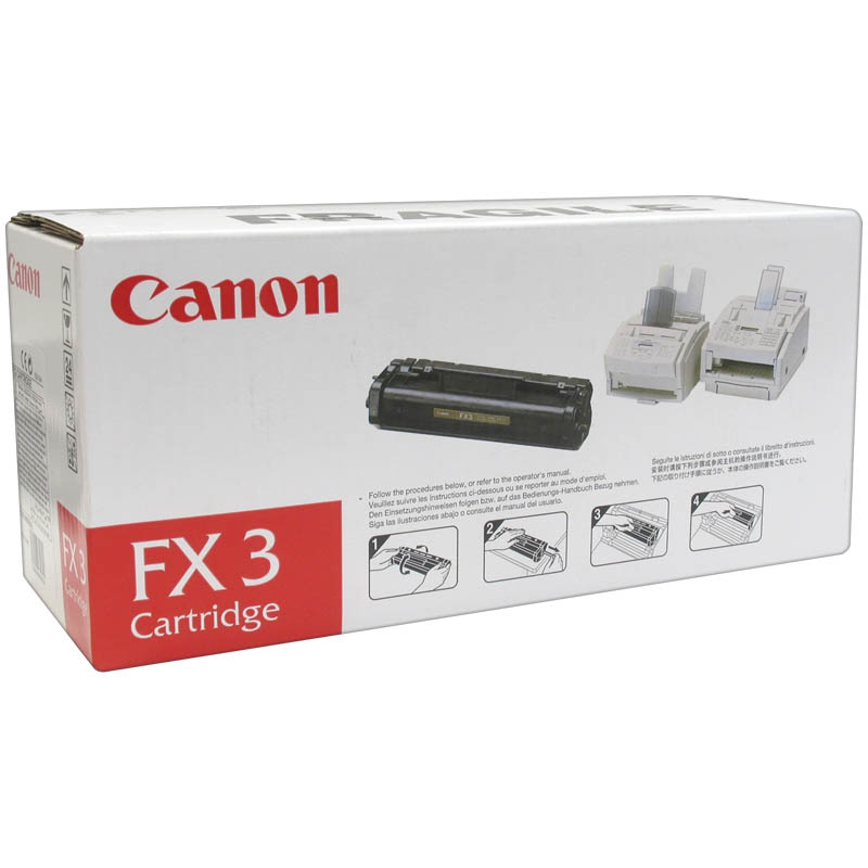Картридж оригинальный Canon Cartridge FX-3 черный для Canon Fax L200/L220/L240/L250/L280/L290/L295 (2,7K)