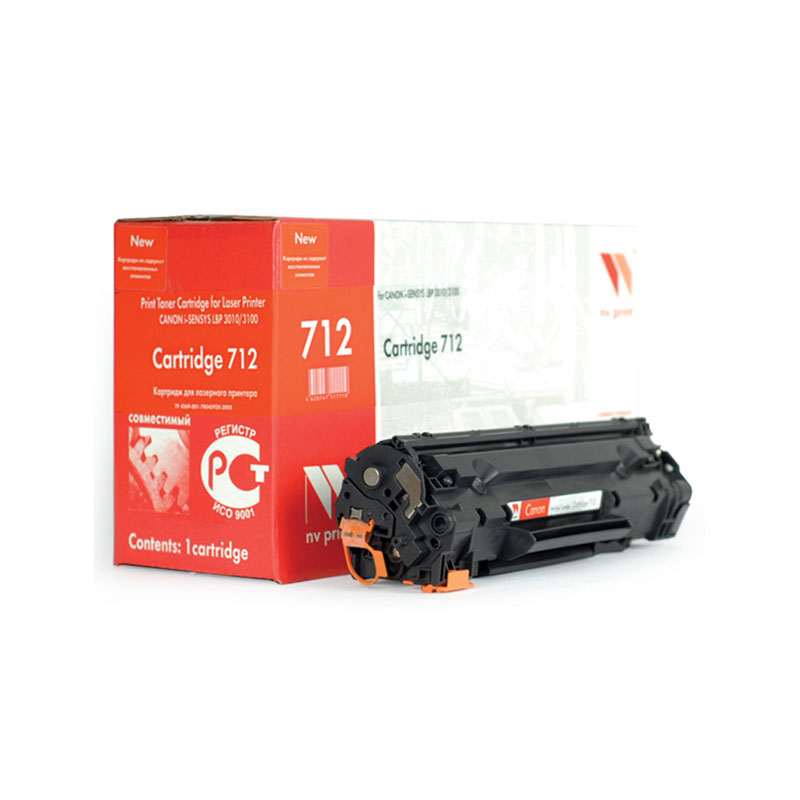 Картридж совместимый NV Print Cartridge 712 черный для Canon LBP-3010/LBP-3100 (1,5K)