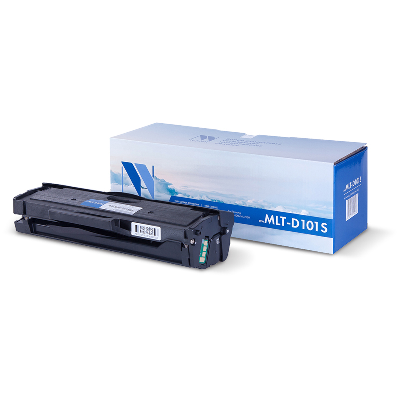 Картридж совместимый NV Print MLT-D101S черный для Samsung ML-2160/65/67/68/SCX-3400/05/07