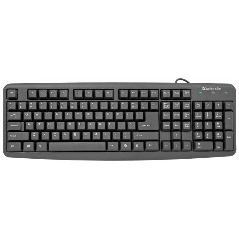Клавиатура Defender Element HB-520 USB черный