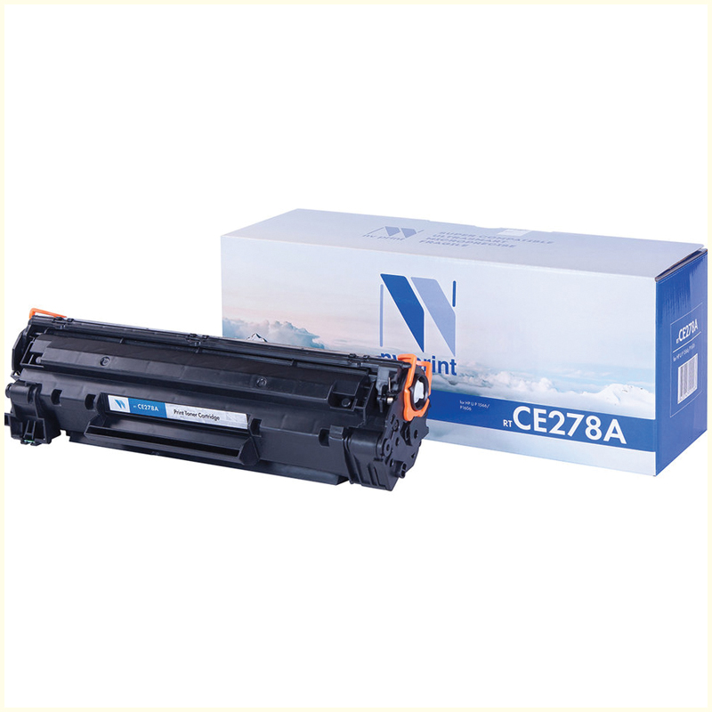 Картридж совм NV Print CE278A (№78A) черный для HP LJ P1566/P1606dn/M1530/M1536 (2,1K) *