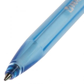 Ручка шариковая масляная BRAUBERG "Olive Pen Tone", корпус тонированный, узел 0,7 мм, линия 0,35 мм, синяя