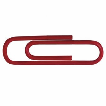 Скрепки BRAUBERG, 28 мм, цветные, 100 шт в пластиковой коробке