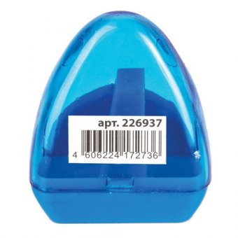 Точилка BRAUBERG BELL с контейнером, пластиковая, конусообразная, цвет корпуса ассорти