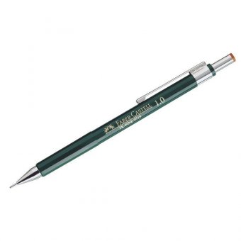 Карандаш механический Faber-Castell "TK-Fine 9719", 1,0мм, с ластиком