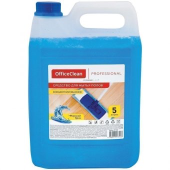 Средство для мытья полов OfficeClean Proffesional "Морской бриз", концентрат, канистра, 5л