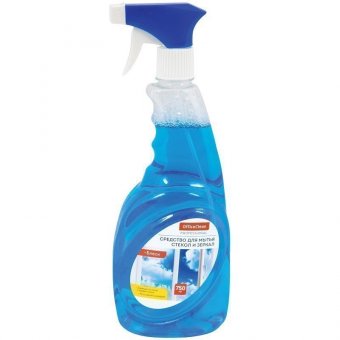 Средство для мытья стекол и зеркал OfficeClean Professional "Блеск" 750мл, с курком