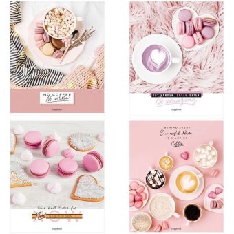 Тетрадь 48л, А5, клетка ArtSpace "Стиль. Coffee for dreams"