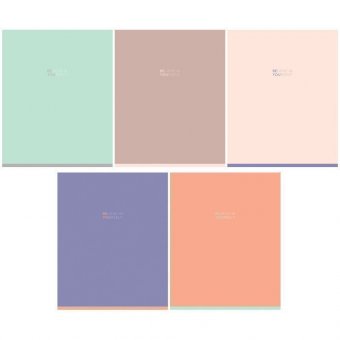 Тетрадь 48л, А5, линия GreenwichLine "One color. Pastel", матовая ламинация, 70г/м2