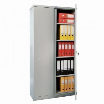 Шкаф металлический офисный ПРАКТИК "M-18", 1830х915х370 мм, 45 кг, разборный