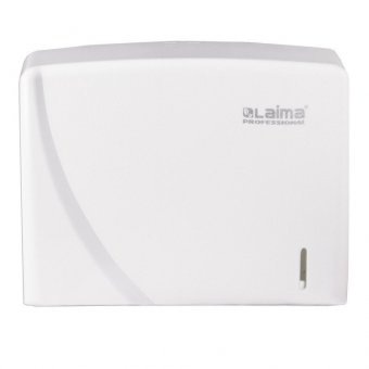 Диспенсер для полотенец LAIMA PROFESSIONAL ORIGINAL (Система H3), V (ZZ), белый, ABS-пластик, 605761
