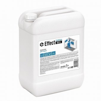 Средство для стирки жидкое универсальное 5 кг, EFFECT "Omega 501", для цветных тканей, 10734