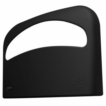 Диспенсер для покрытий на унитаз LAIMA PROFESSIONAL ORIGINAL (Система V1), 1/2 сложения, черный, ABS-пластик, 