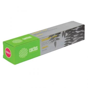 Тонер-картридж CACTUS (CS-O301Y) для OKI C301/321, желтый, ресурс 1500 стр