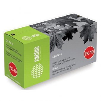 Картридж лазерный CACTUS (CS-FX10) для CANON i-SENSYS 4018/4120/4140, ресурс 2000 стр, CS-FX10S