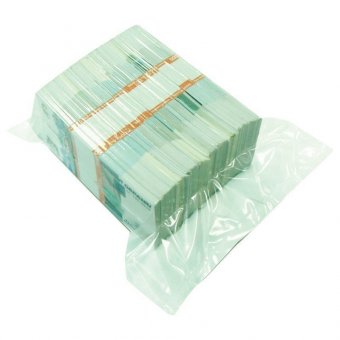 Пакеты для вакуумной упаковки купюр, комплект 200 шт, 200х300 мм, 3 слоя, 90 мкм