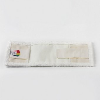 Насадка МОП плоская для швабры/держателя 50 см, уши/карманы (ТИП У/К), микрофибра, ЛАЙМА EXPERT, 605312