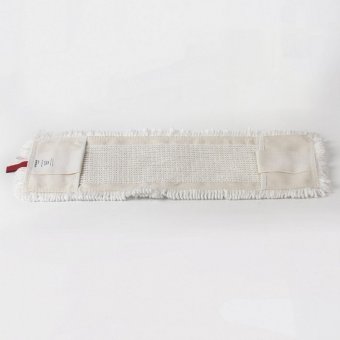 Насадка МОП плоская для швабры/держателя 40 см, уши/карманы (ТИП У/К), петлевая микрофибра, ЛАЙМА EXPERT, 6053