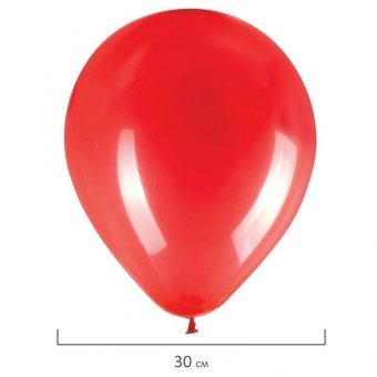 Шары воздушные ЗОЛОТАЯ СКАЗКА, 12" (30 см), КОМПЛЕКТ 50 штук, ассорти 10 цветов, пакет, 105003