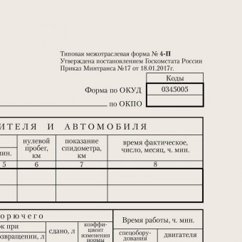 Бланк бухгалтерский типографский "Путевой лист грузового автомобиля с талоном", А4 (198х275 мм), СПАЙКА 100 шт