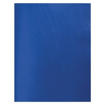 Тетрадь бумвинил, А4, 96 л, скоба, офсет №2 ЭКОНОМ, клетка, STAFF, СИНИЙ, 403408