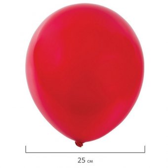 Шары воздушные ЗОЛОТАЯ СКАЗКА, 10" (25 см), КОМПЛЕКТ 50 штук, металлик, ассорти 10 цветов, пакет, 105002