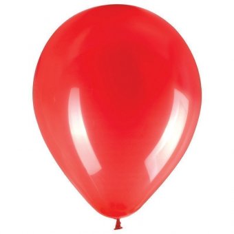 Шары воздушные ЗОЛОТАЯ СКАЗКА, 10" (25 см), КОМПЛЕКТ 50 штук, красные, пакет, 104998