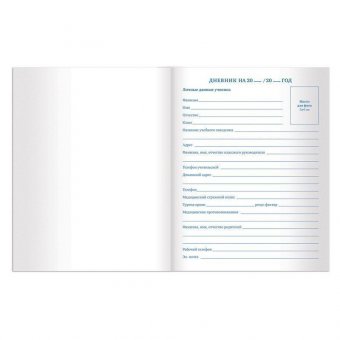 Дневник 1-11 класс 40 л, твердый, BRAUBERG, матовая ламинация, БЕЛЫЙ, 105540