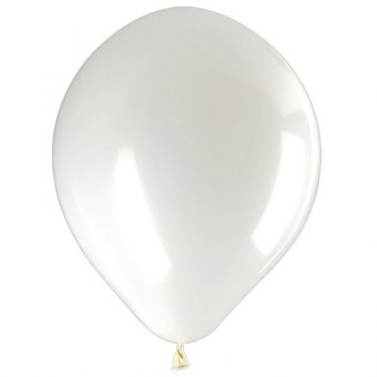Шары воздушные ЗОЛОТАЯ СКАЗКА, 10" (25 см), КОМПЛЕКТ 50 штук, белые, пакет, 105000