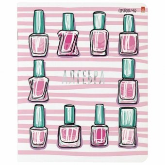 Тетрадь предметная "GIRLS ONLY" 48 л, Soft Touch, фольга, АЛГЕБРА, клетка, АЛЬТ, 7-48-1102/09
