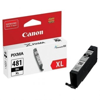 Картридж струйный CANON (CLI-481BK XL) для PIXMA TS704/TS6140, черный, ресурс 3998 страниц, оригинальный, 2047