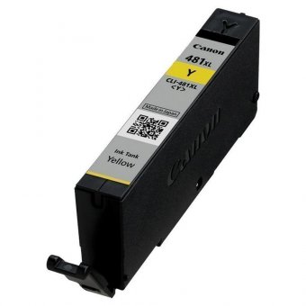 Картридж струйный CANON (CLI-481Y XL) для PIXMA TS704 / TS6140, желтый, ресурс 512 страниц, оригинальный, 2046