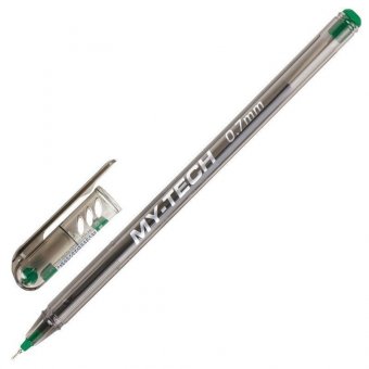 Ручка шариковая масляная PENSAN "My-Tech Colored", палитра классических цветов АССОРТИ, игольчатый узел 0,7 мм