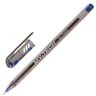 Ручка шариковая масляная PENSAN "My-Tech Colored", палитра классических цветов АССОРТИ, игольчатый узел 0,7 мм