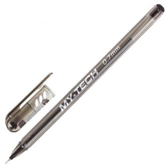 Ручка шариковая масляная PENSAN "My-Tech Colored", палитра классических цветов АССОРТИ, игольчатый узел 0,7 мм