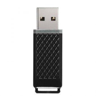 Флэш-диск 8 GB, SMARTBUY Quartz, USB 2.0, черный, SB8GBQZ-K